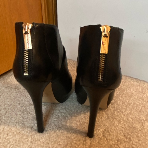 Michael Kors Giuliana peep toe bootie Sz 8 - Picture 4 of 9